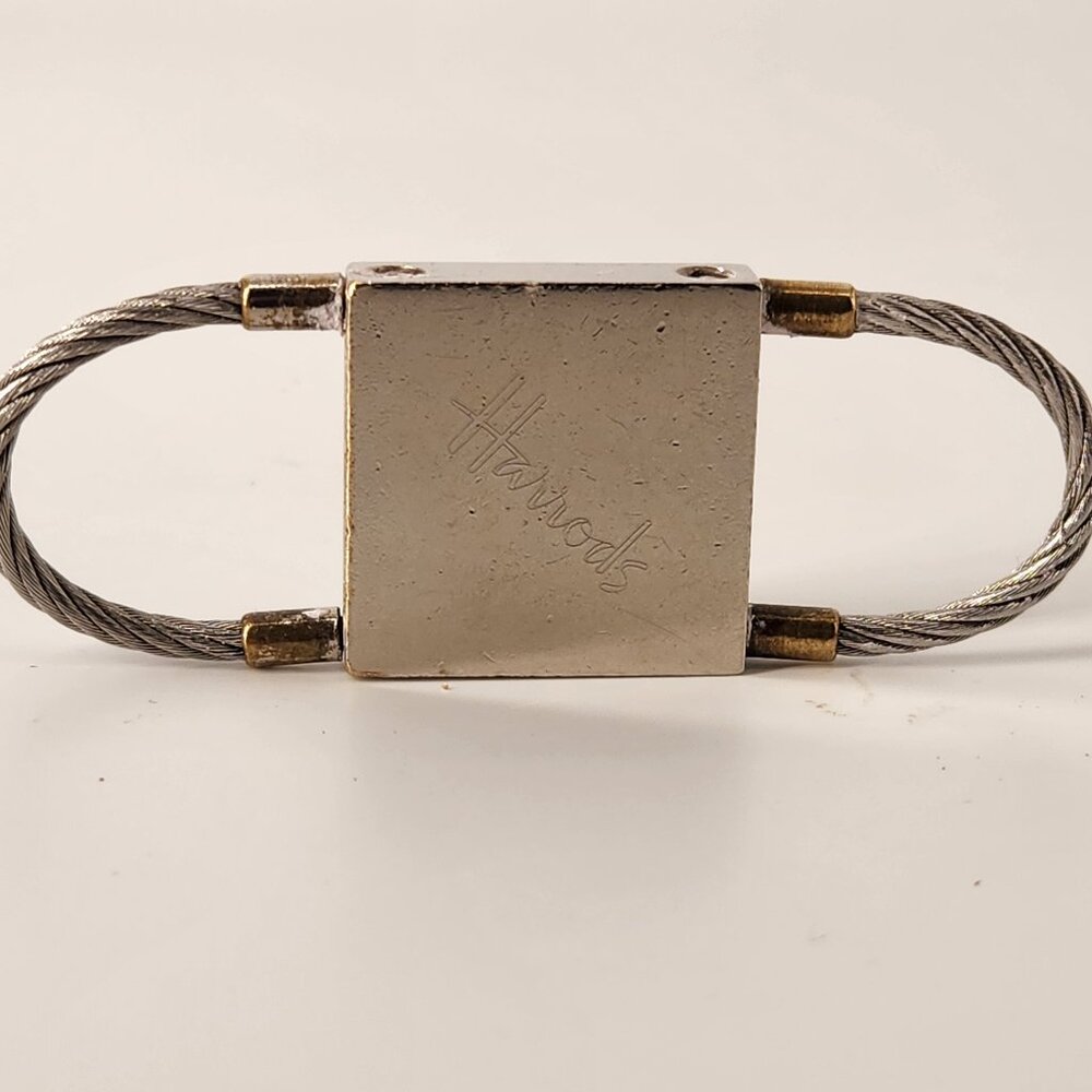 Harrod's Metal Rope Key Holder - Vintage